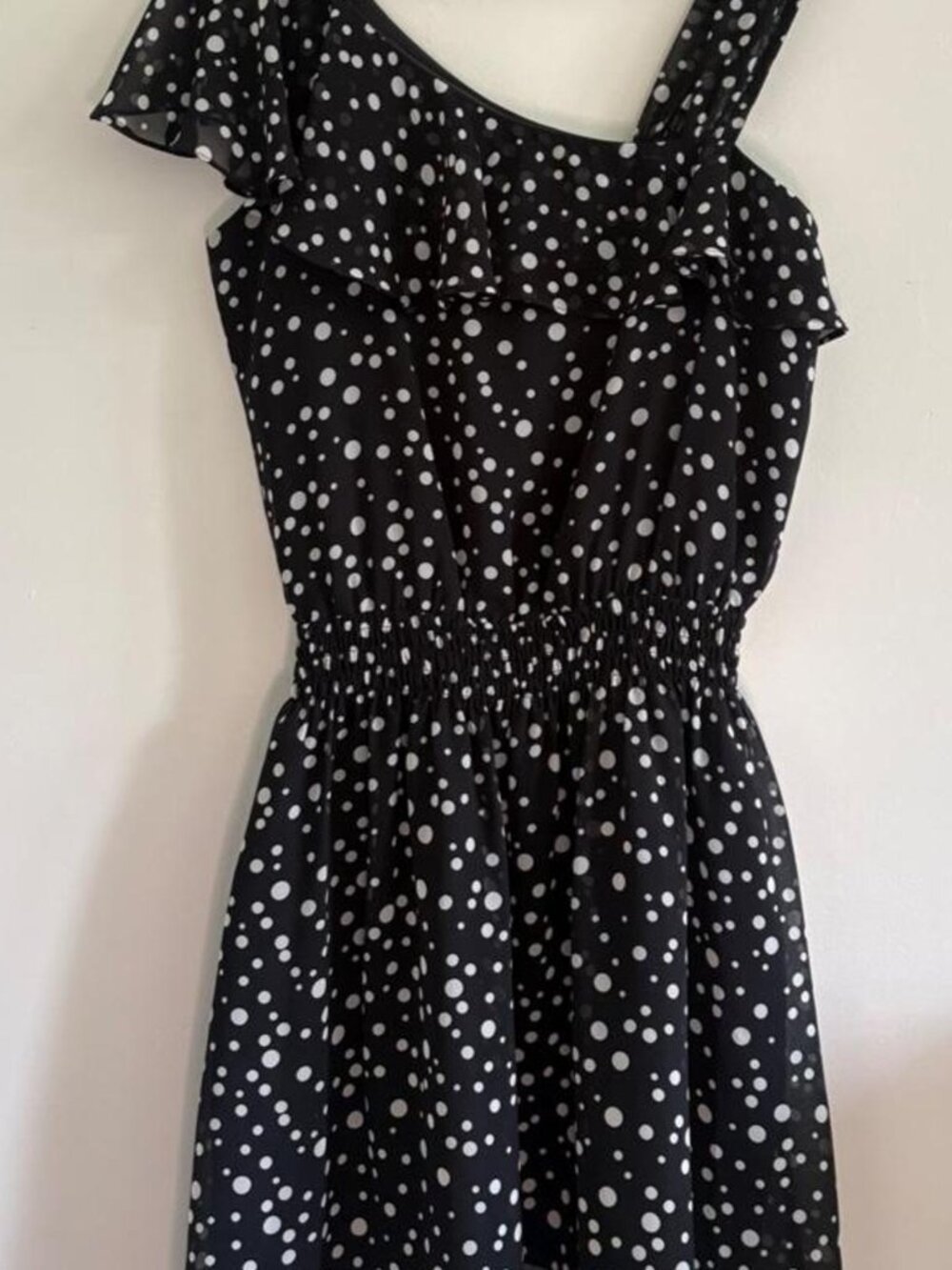 Guess Women's Black and White Dress